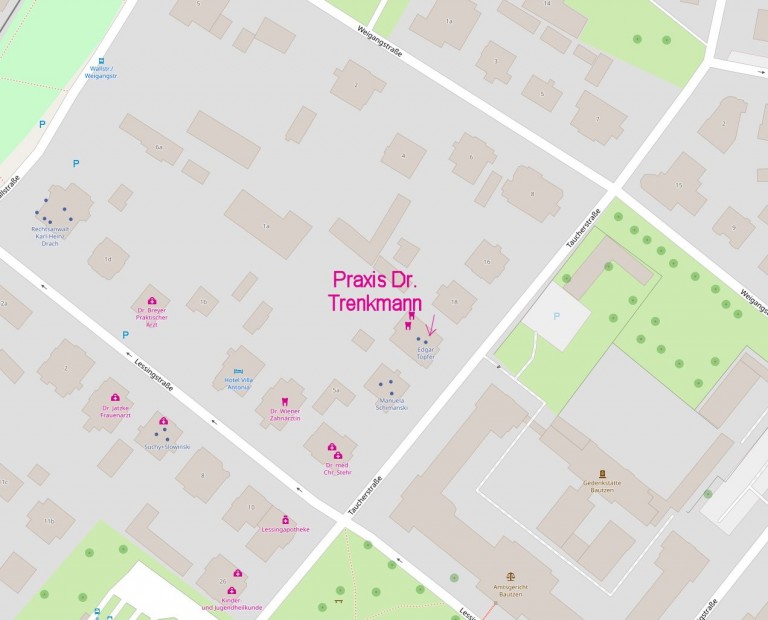 So finden Sie uns - Praxis Dr. Trenkmann